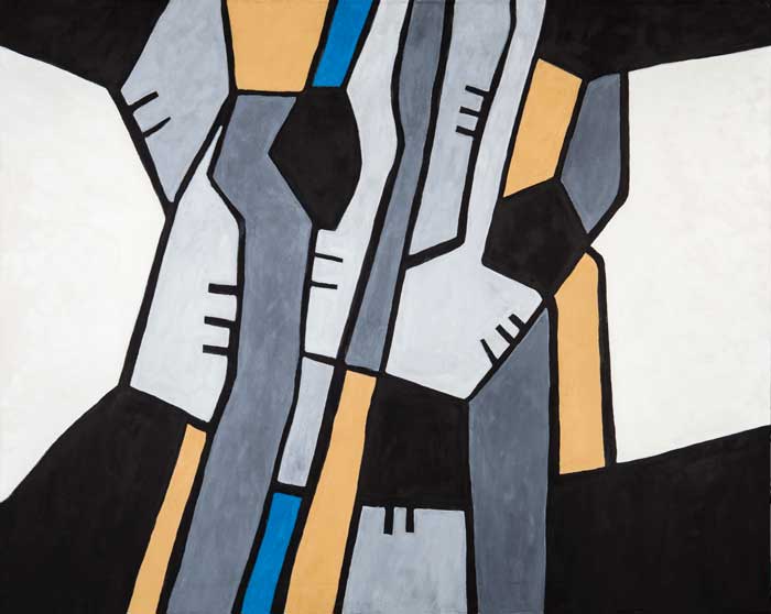 Grout II | 50" x 40", oil paint on canvas, 2012