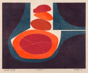Roger Martin, Magna, 15 x 12, woodcut, 1973