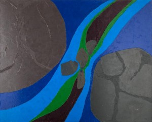 Undercurrent | 50" x 40", oil paint on canvas, 1979